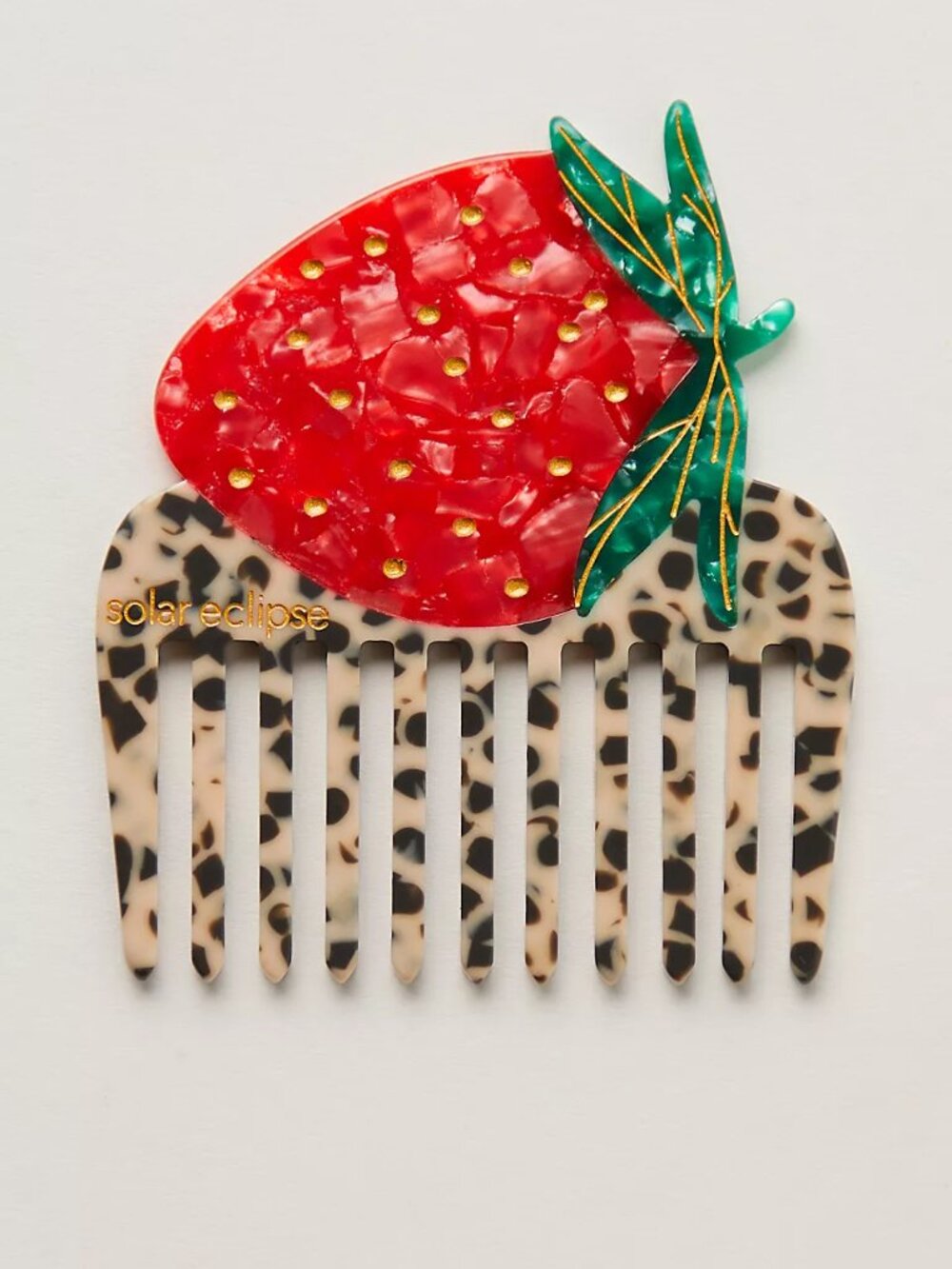 Free People Solar Eclipse Hand-Painted Pocket Comb - NWT